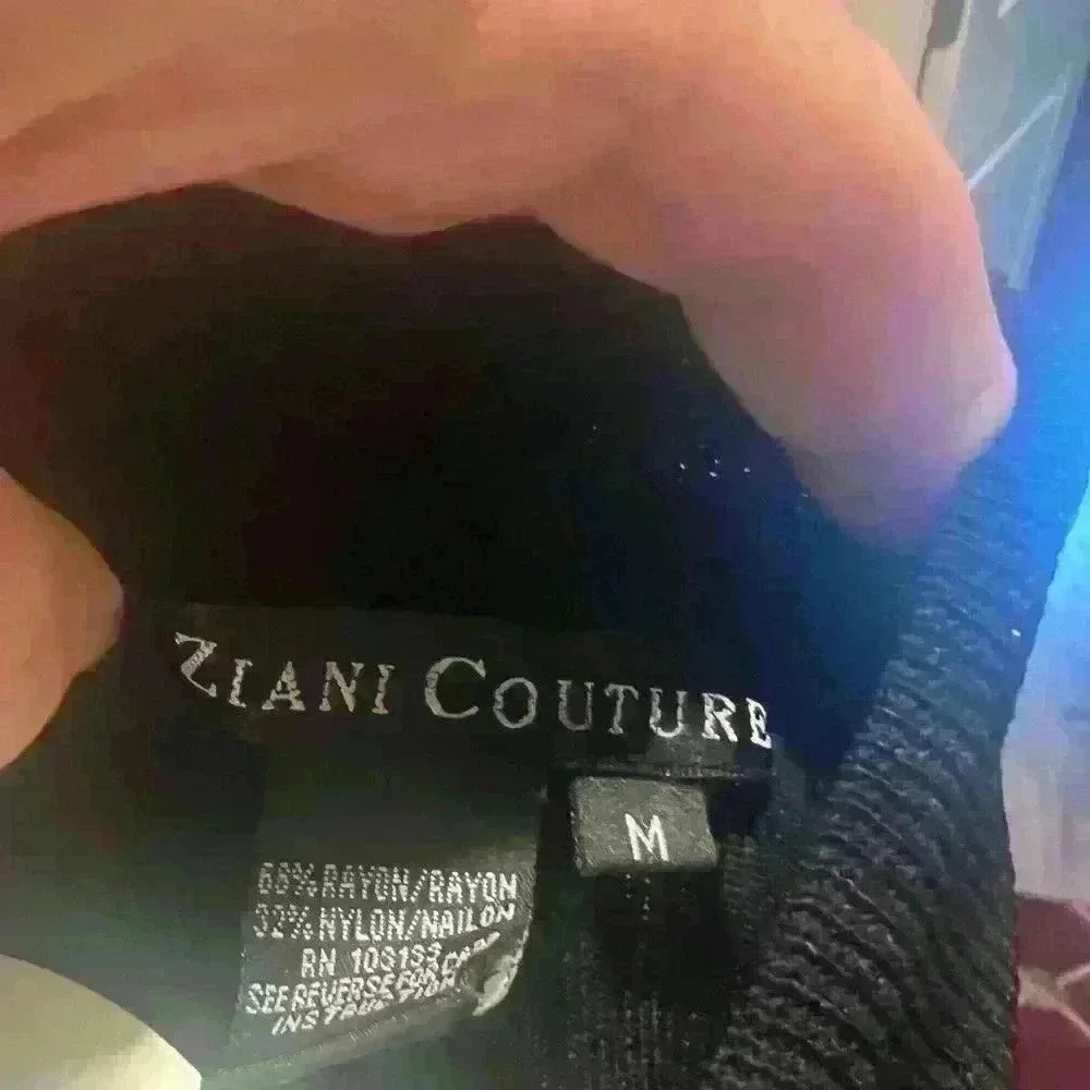 Ziani couture sweater. Ladies Medium excellent cond  Black and White - Picture 7 of 8